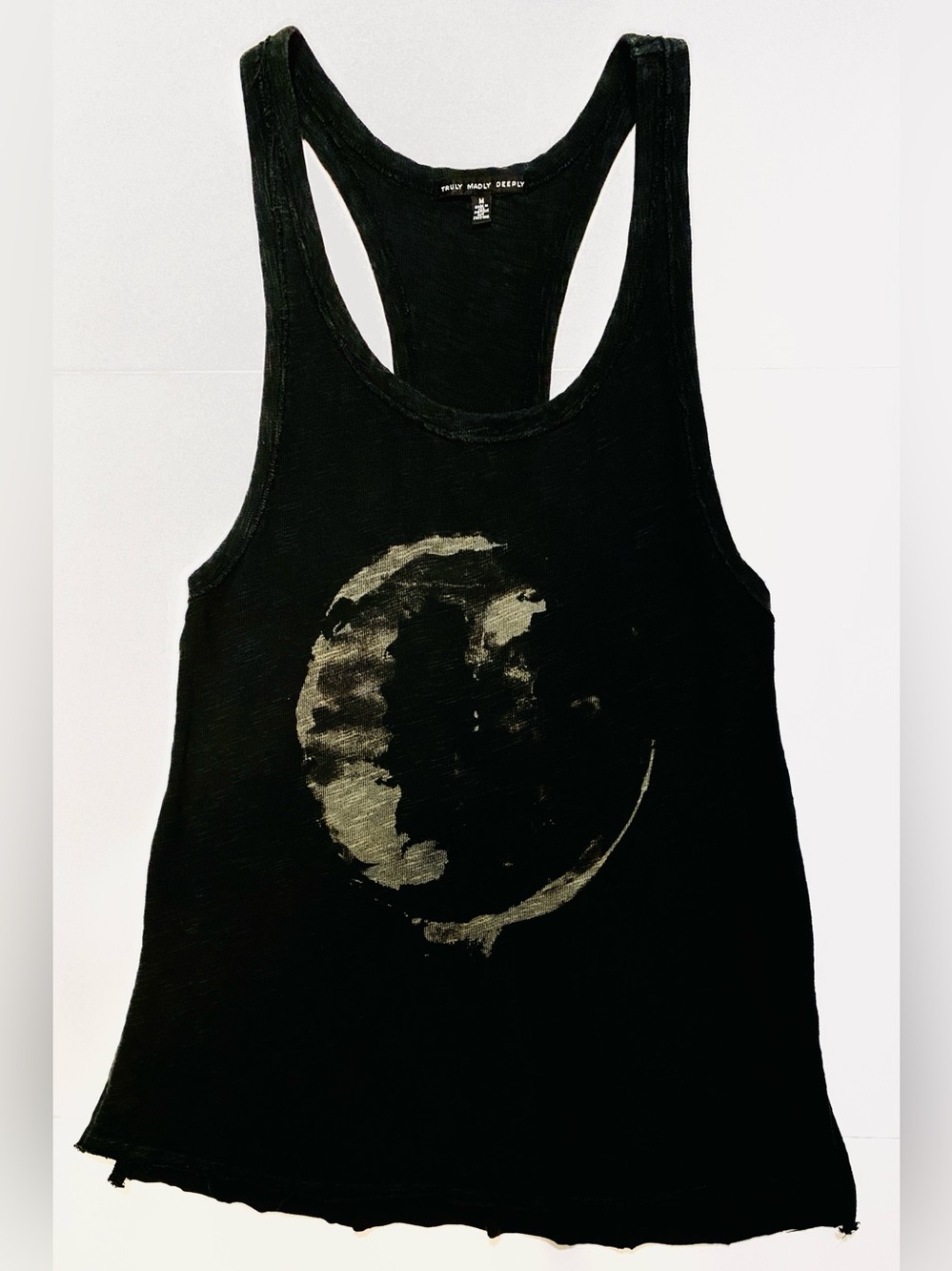 URBAN OUTFITTERS TRULY MADLY DEEPLY-Size M Cotton Tank With Abstract Moon